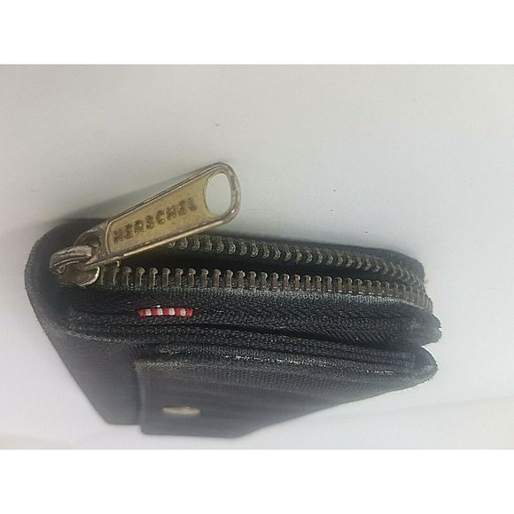 Herschel Supply Vintage Women Wallet Black Canvas Original 8" X 4" Ziparound - Picture 4 of 12